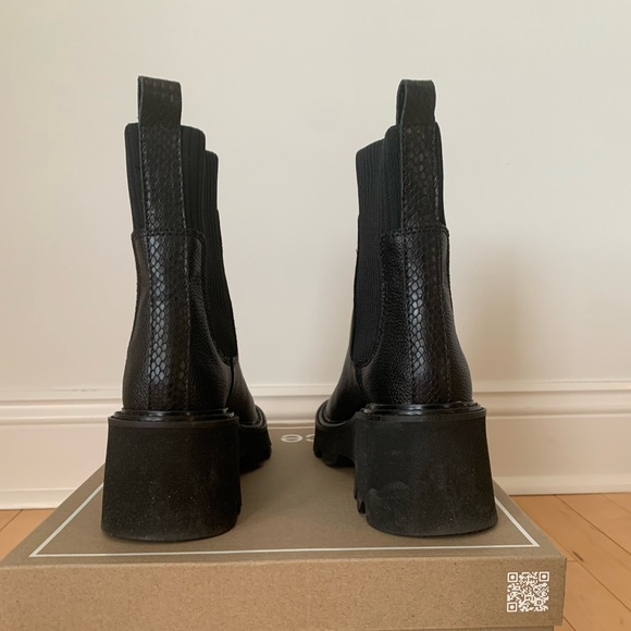 Dolce Vita Hoven H2O leather boot, black, size 7 - Picture 5 of 14